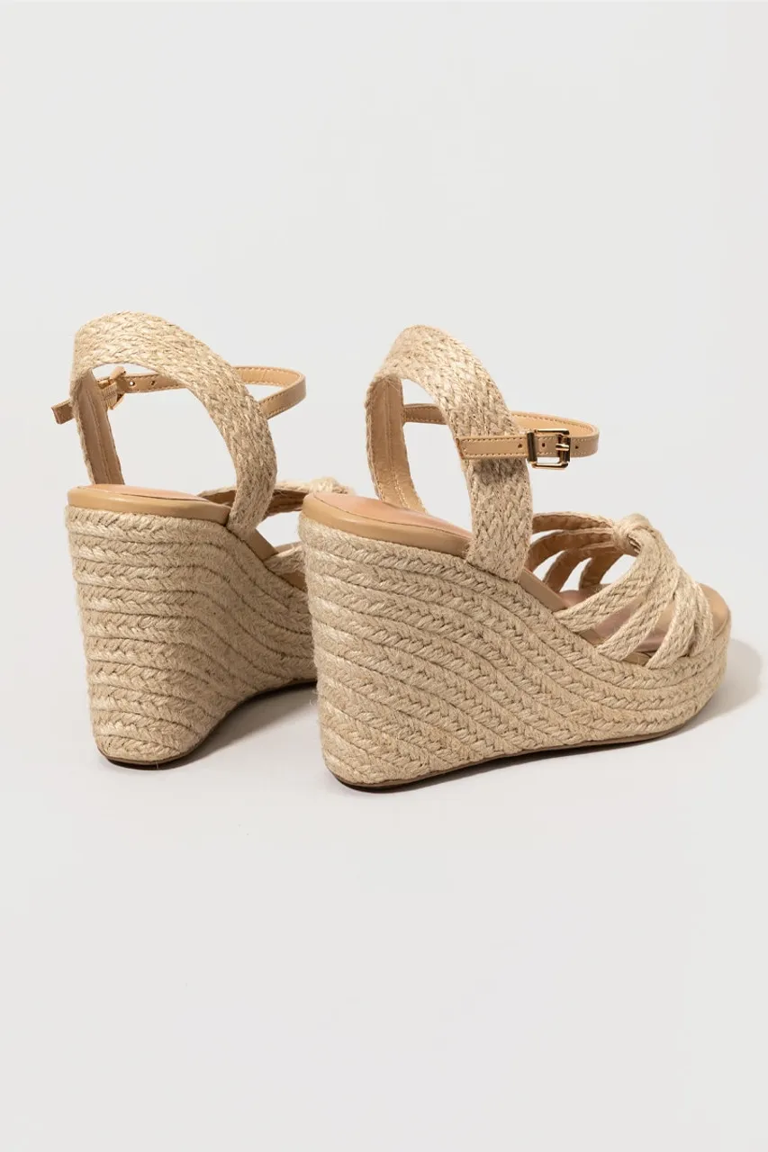 MIA Dalena Rope-Wrapped Wedges