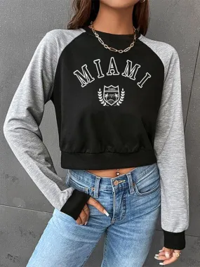 Miami Women's Sweatshirt with Print