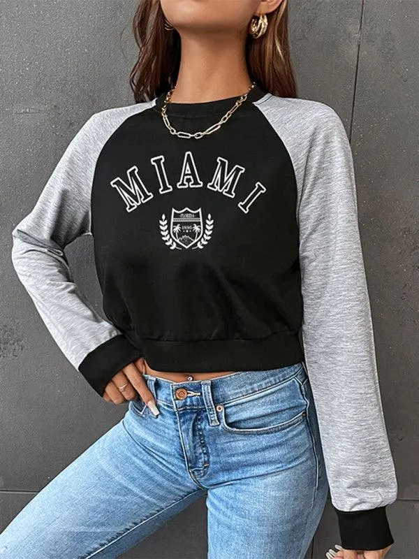 Miami Women's Sweatshirt with Print