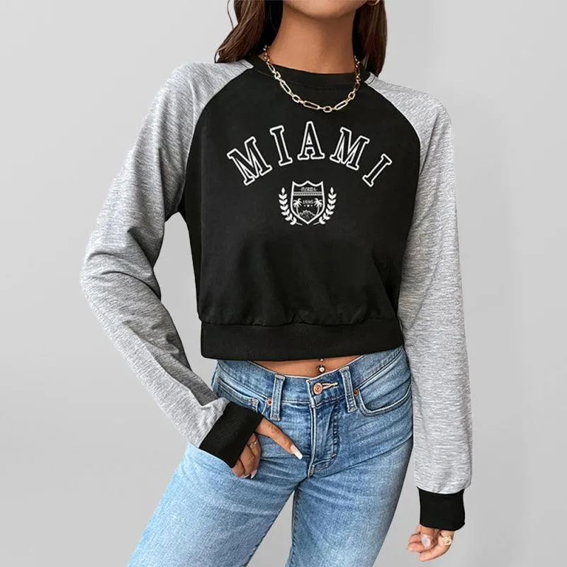 Miami Women's Sweatshirt with Print