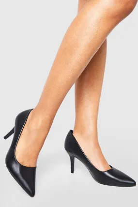 Mid Height Stiletto Pumps