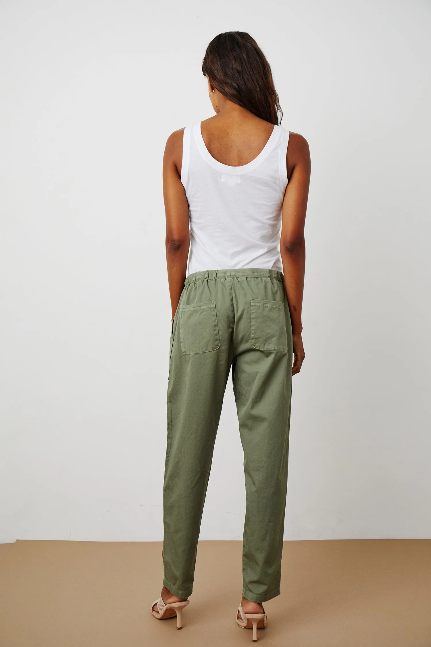 MISTY TROUSERS COTTWILL IN SAGE