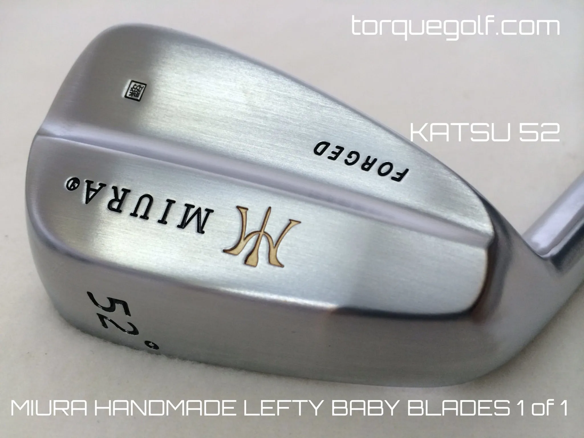 Miura Golf Katsuhiro Lefty Baby Blades 3-P with Special 52 and 56 - Buy Now