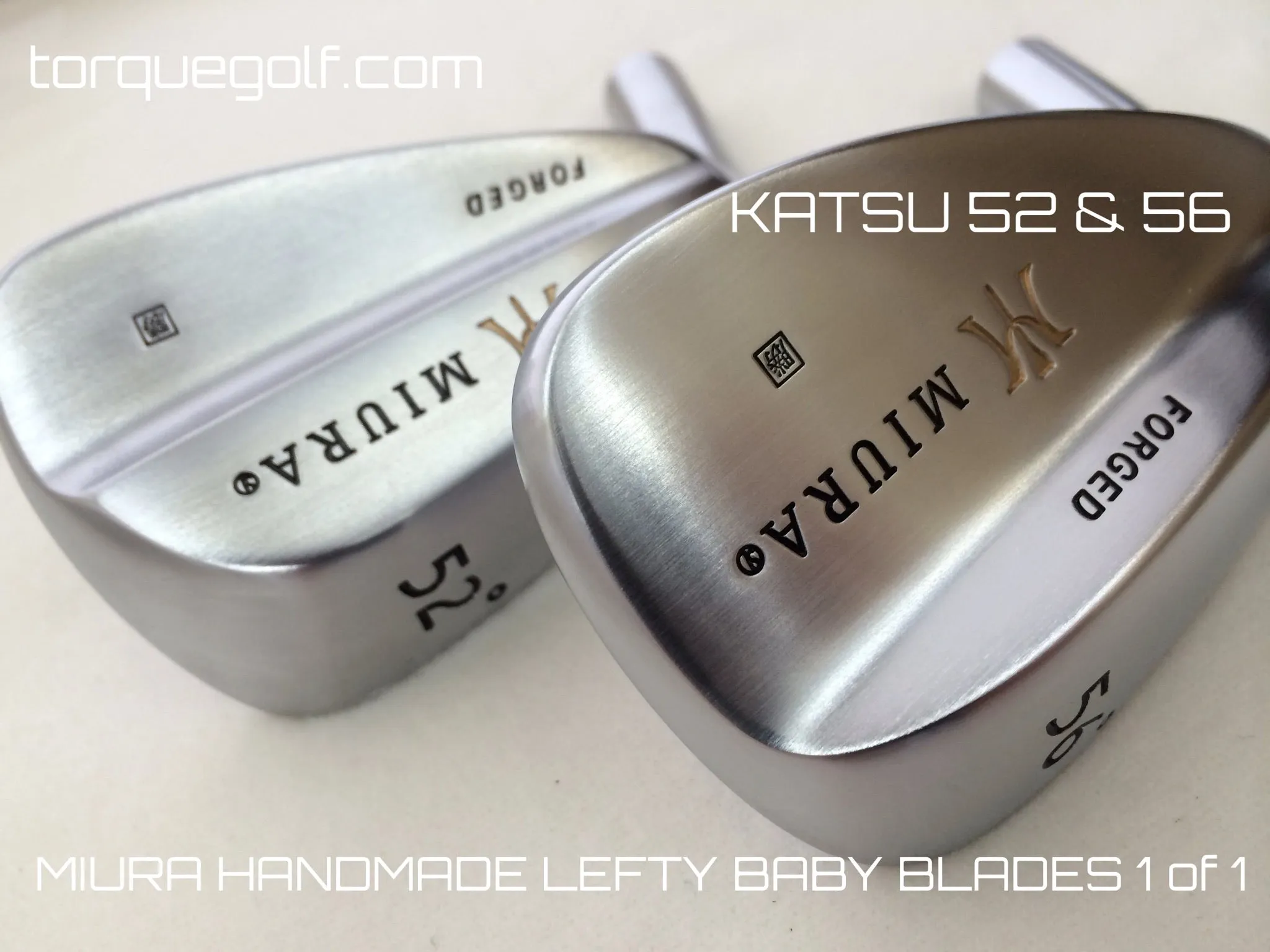 Miura Golf Katsuhiro Lefty Baby Blades 3-P with Special 52 and 56 - Buy Now