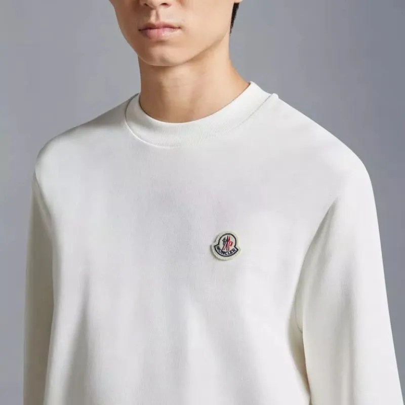 MONCLER Sweatshirt with Logo Patch