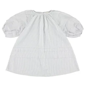 Ulani Dress for Child Girls in Crush White Stripes