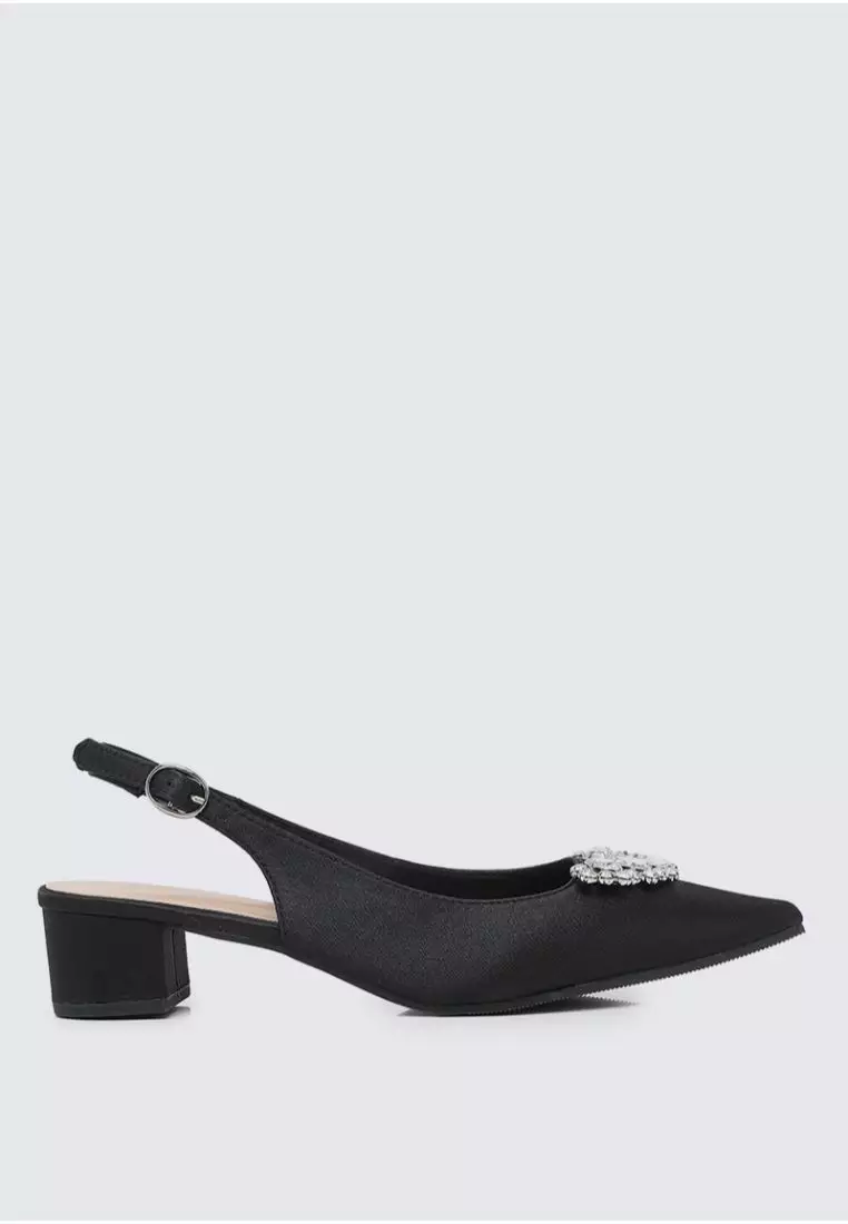 My Ballerine My Ballerine Esme Comfy Heels In Black