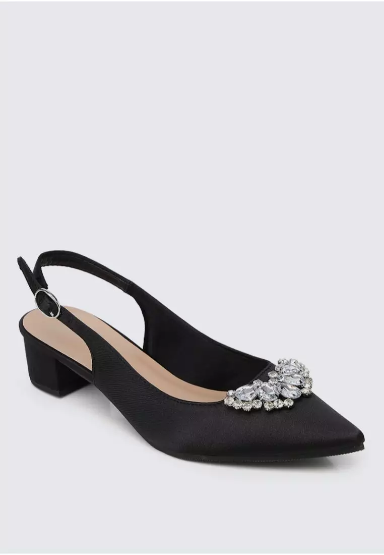 My Ballerine My Ballerine Esme Comfy Heels In Black