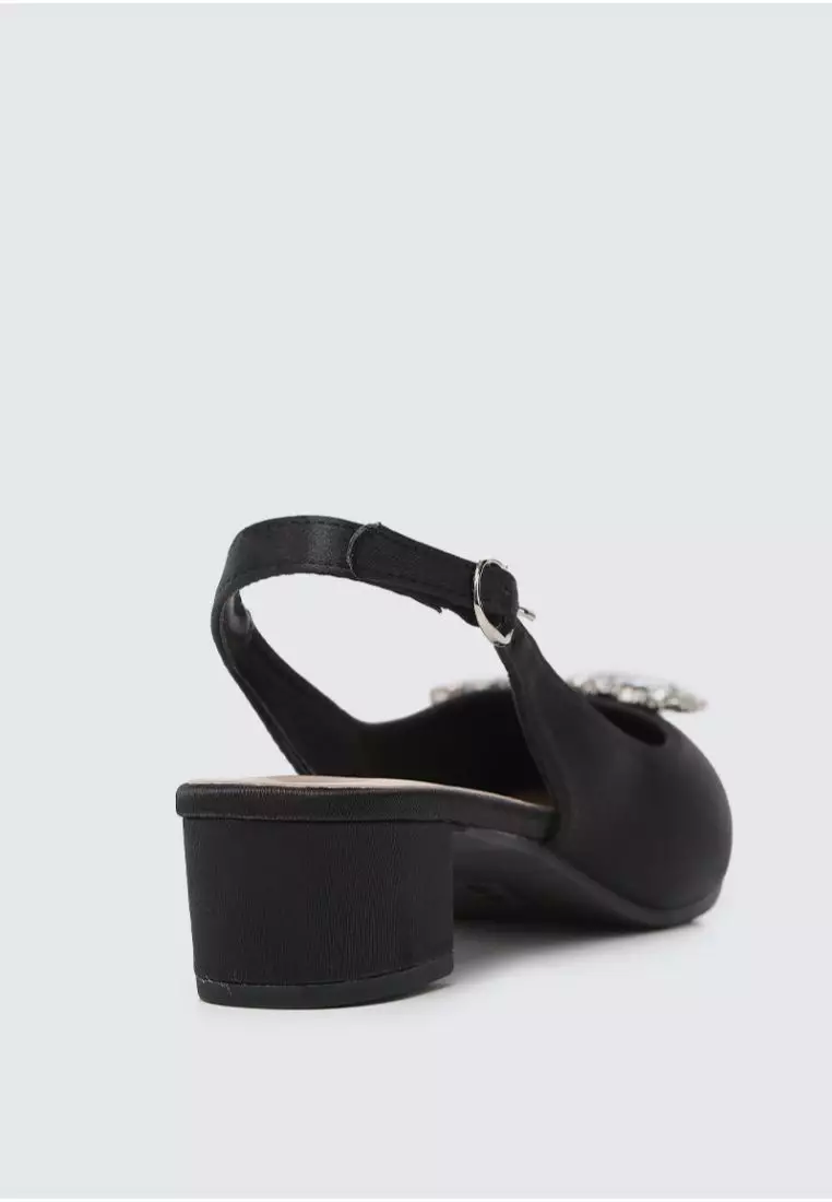 My Ballerine My Ballerine Esme Comfy Heels In Black