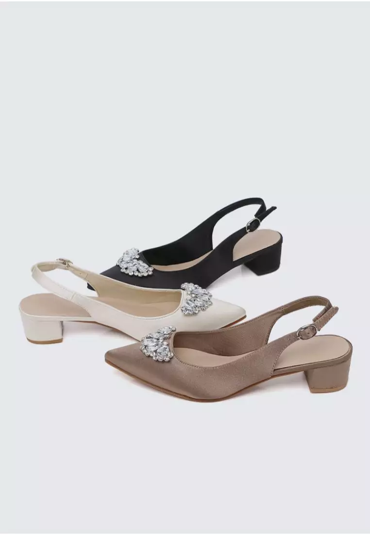 My Ballerine My Ballerine Esme Comfy Heels In Black