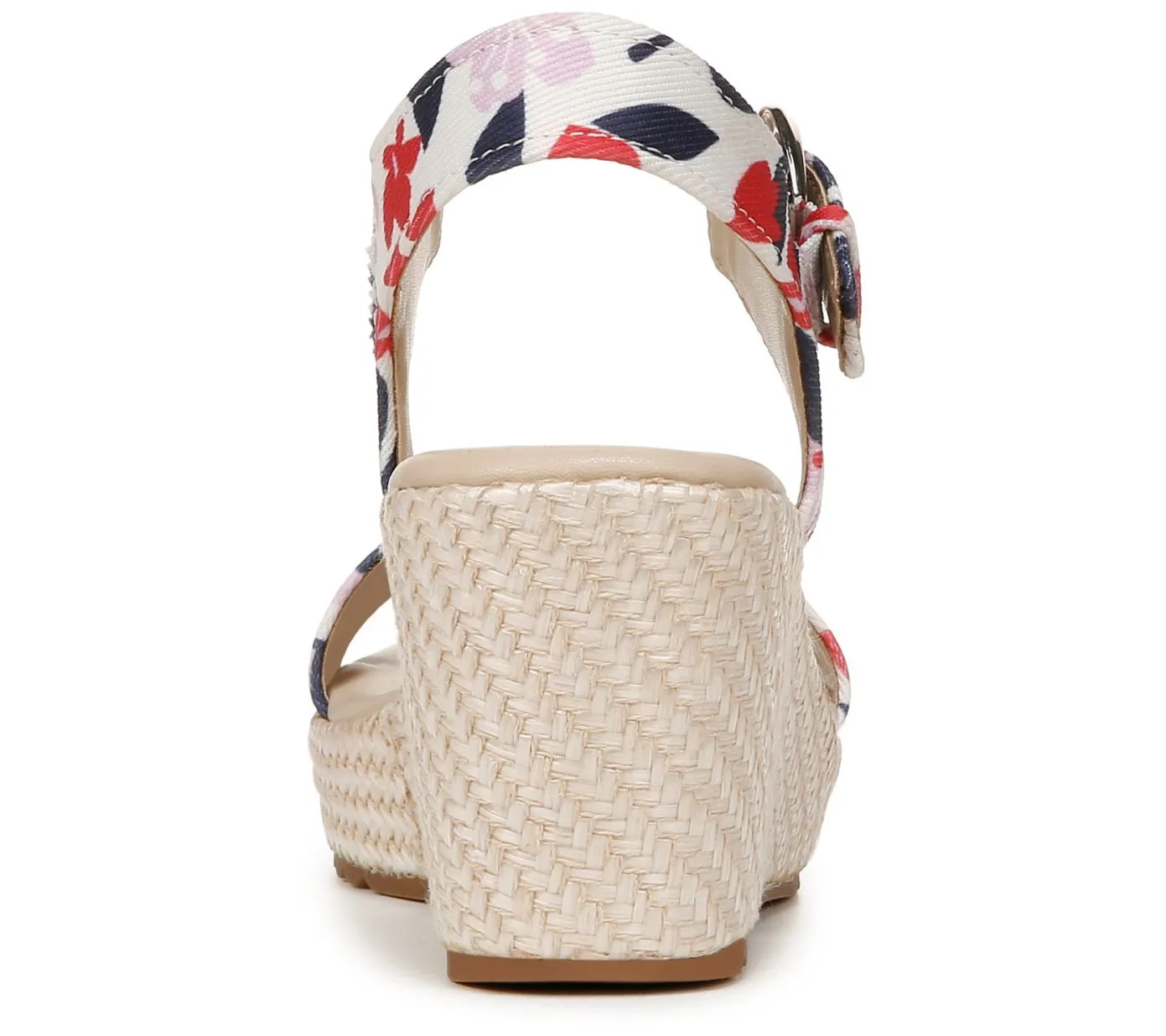 Floral Ankle Strap Wedges- Stella3