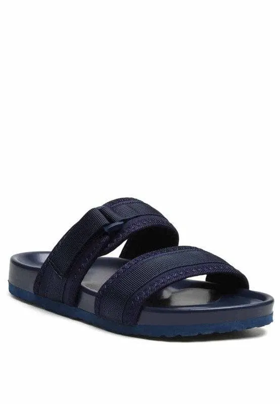 Nautical Casual Platform Slides