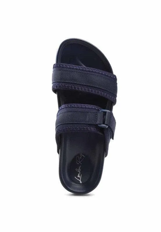 Nautical Casual Platform Slides