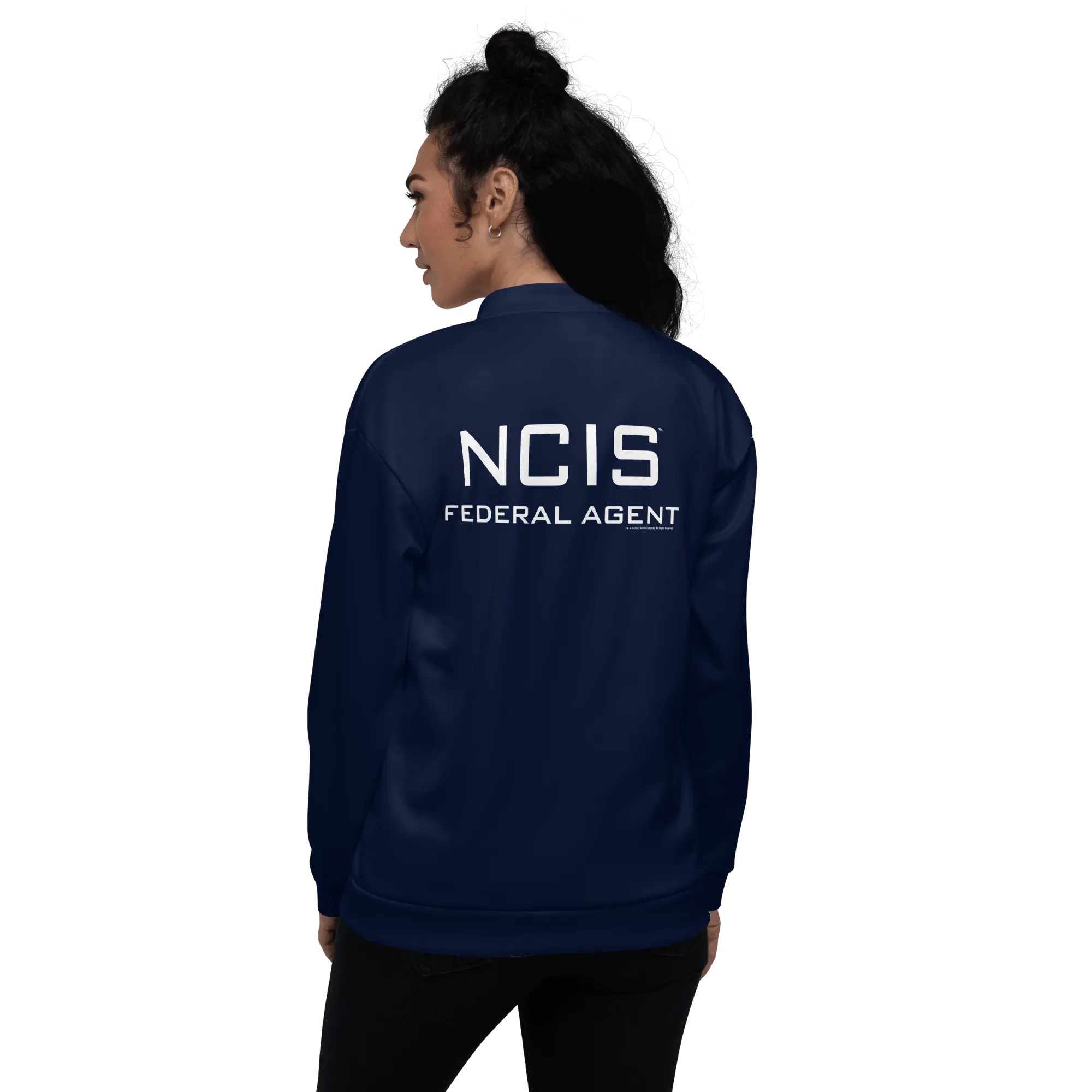 NCIS Federal Agent Navy Unisex Bomber Jacket