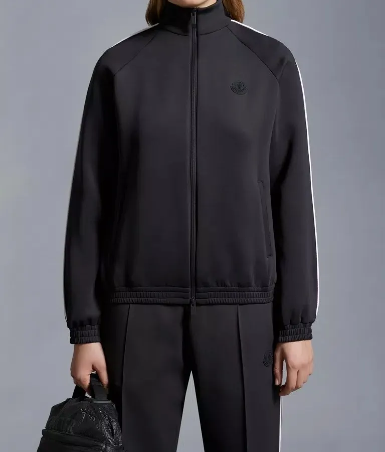 Neoprene Zip-Up MONCLER Sweatshirt