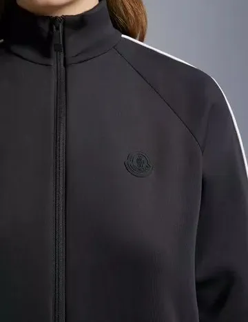 Neoprene Zip-Up MONCLER Sweatshirt