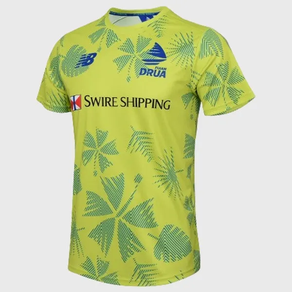 New Balance Fijian Drua 2024 Men's Training Tee Yellow