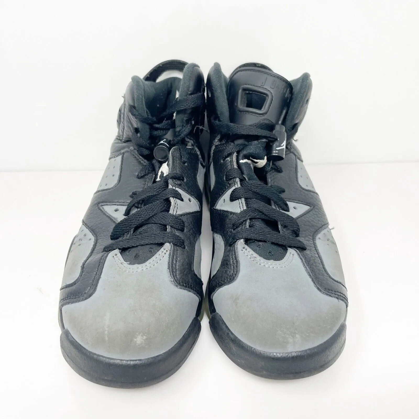 Nike Boys Air Jordan 6 384665-010 Black Basketball Shoes Sneakers Size 6.5Y