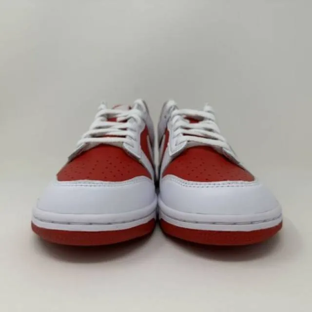 Nike dunk low gs championship red white 2021 kid grade school size 7y cw1590-600