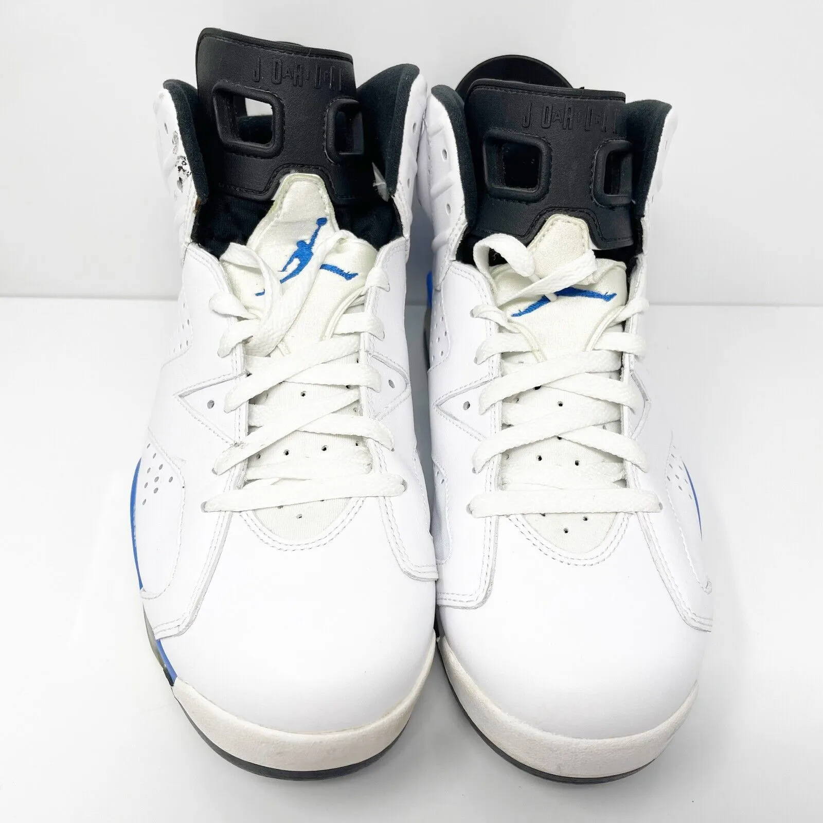 Nike Mens Air Jordan 6 384664-107 White Basketball Shoes Sneakers Size 10