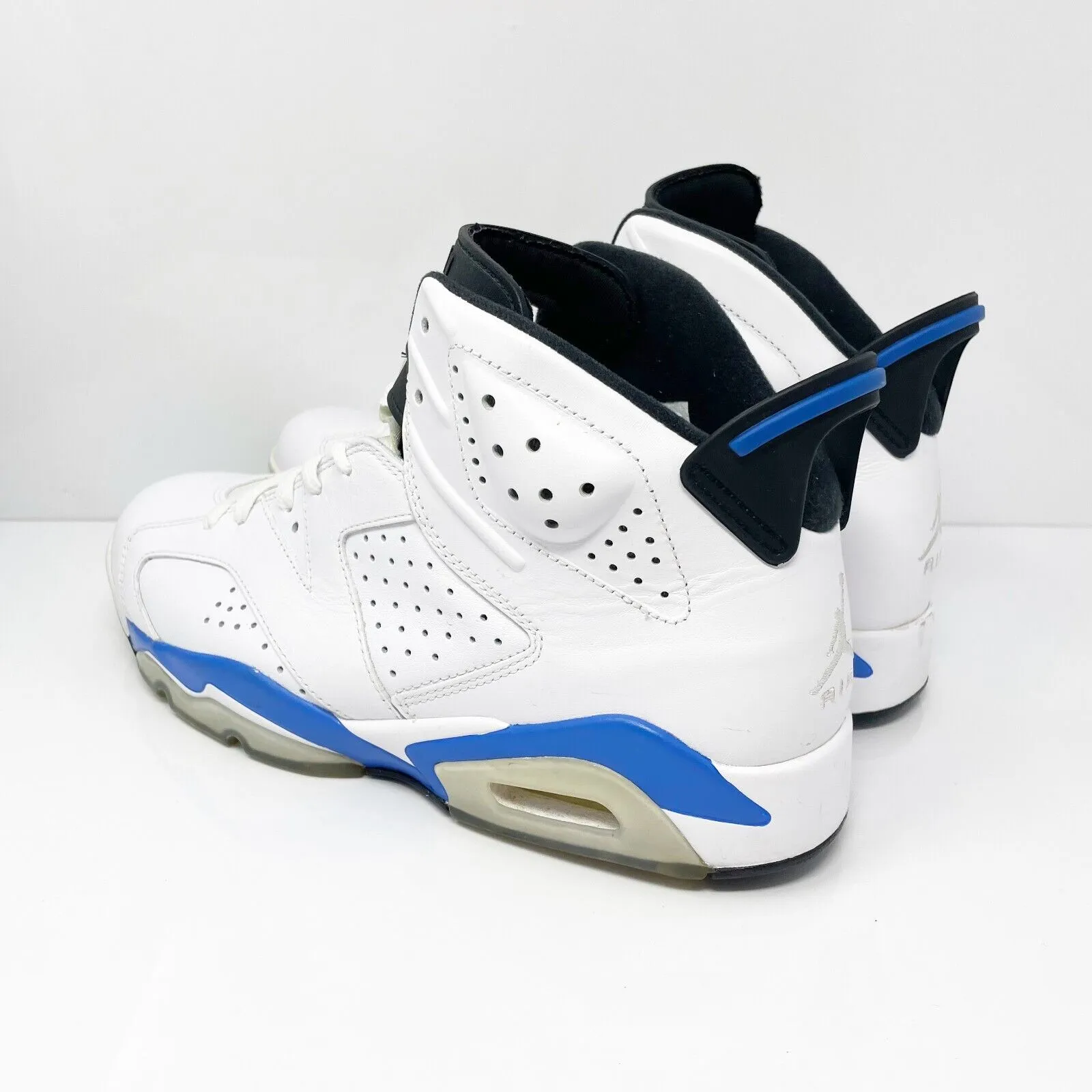 Nike Mens Air Jordan 6 384664-107 White Basketball Shoes Sneakers Size 10