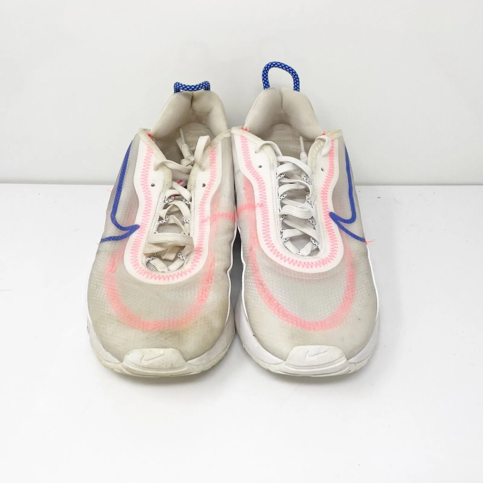 Nike Womens Air Max 2090 CT1290-100 Pink Running Shoes Sneakers Size 8.5