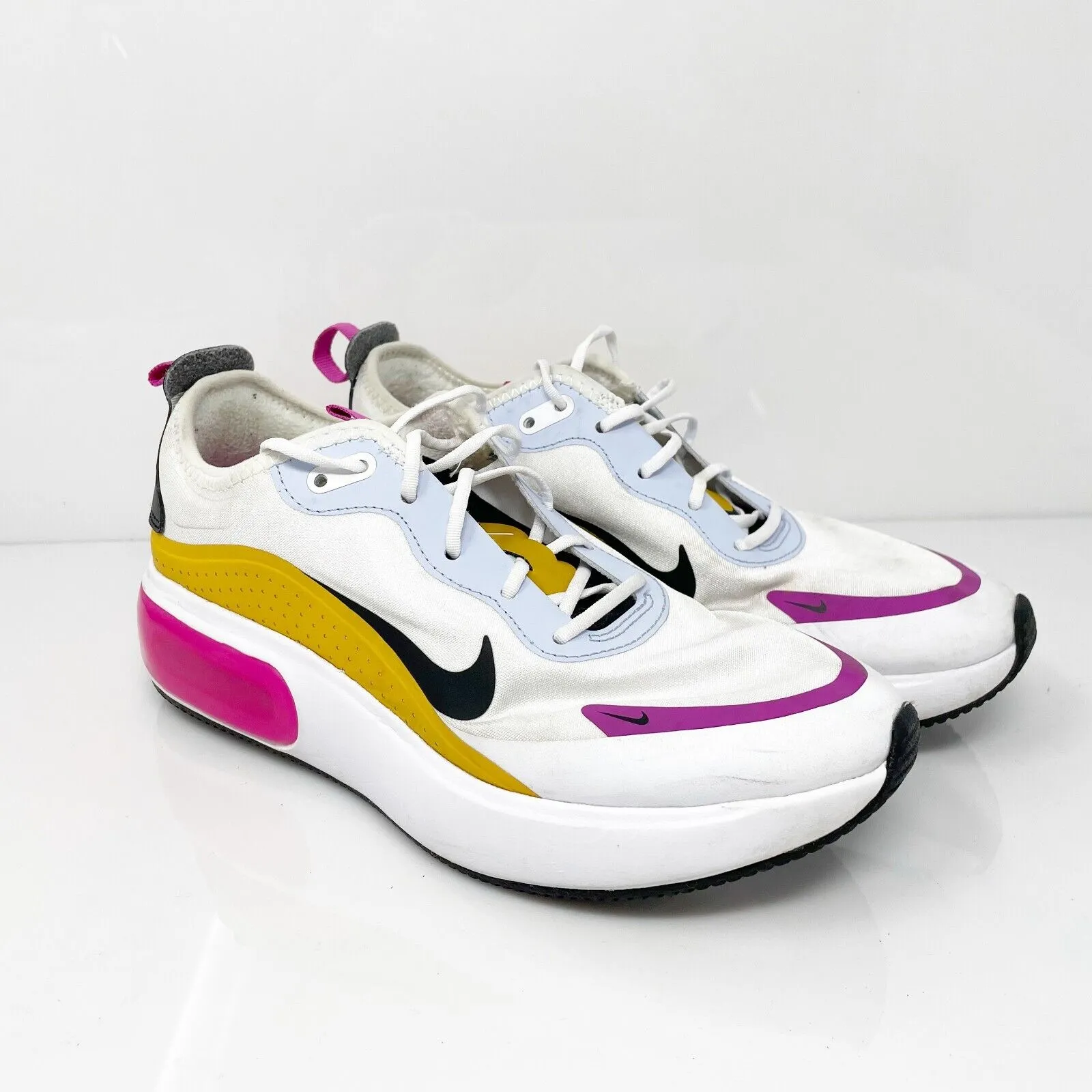 Nike Womens Air Max Dia CJ0636-100 White Running Shoes Sneakers Size 7