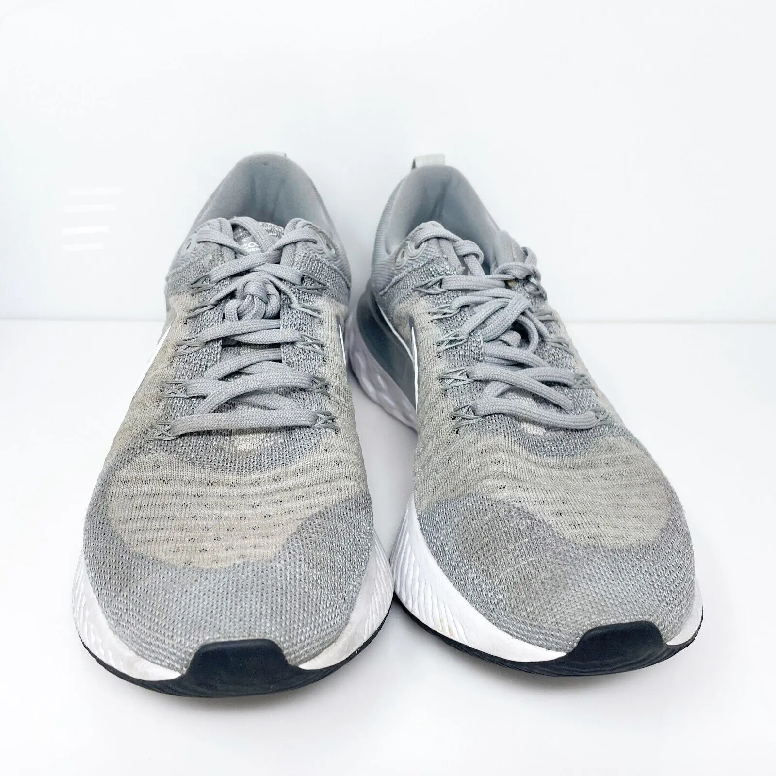 Nike Womens React Infinity Run Fk 2 CT2423-001 Gray Running Shoes Sneakers Sz 10