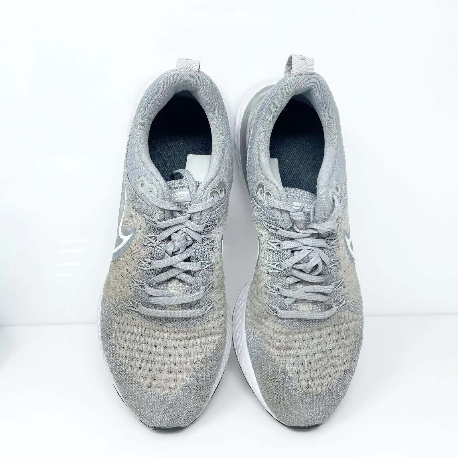 Nike Womens React Infinity Run Fk 2 CT2423-001 Gray Running Shoes Sneakers Sz 10