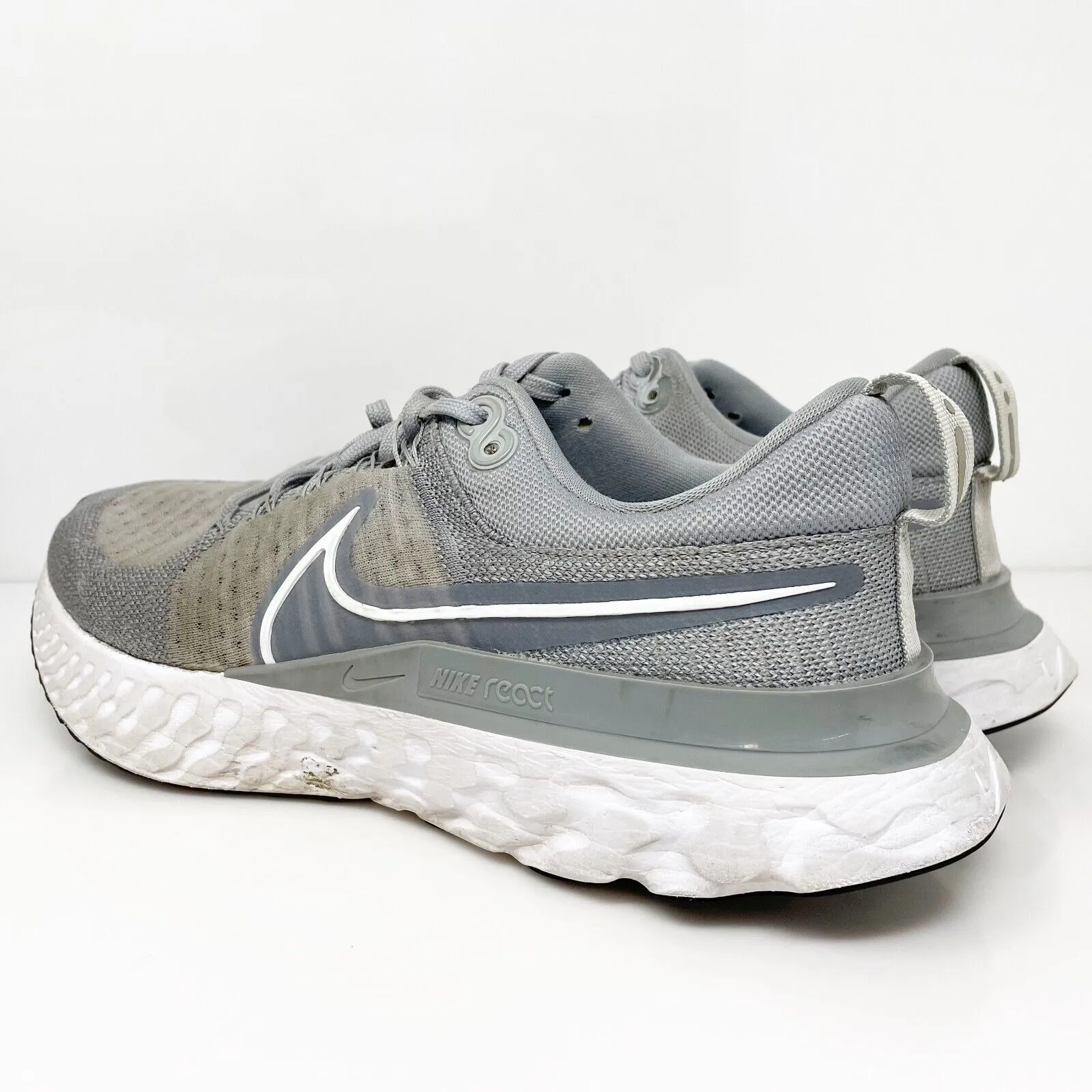 Nike Womens React Infinity Run Fk 2 CT2423-001 Gray Running Shoes Sneakers Sz 10