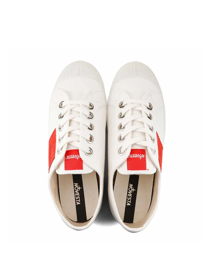 Novesta Star Master Trainer 10 White Red / 110 White - Best Price, Fast Shipping