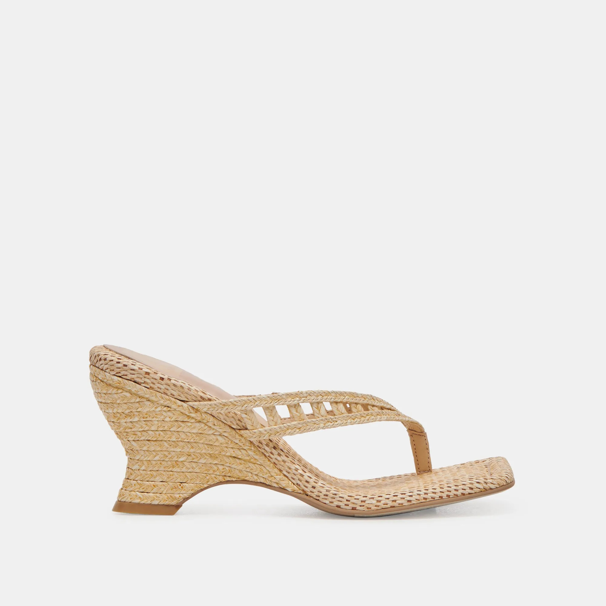 Natural Raffia Nullah Wedges