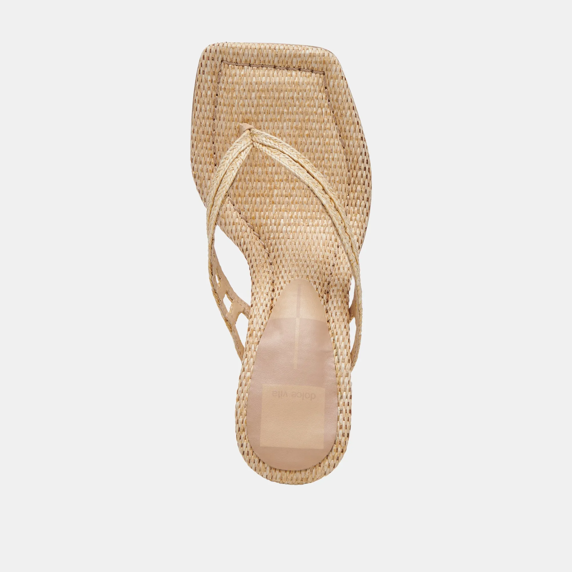 Natural Raffia Nullah Wedges