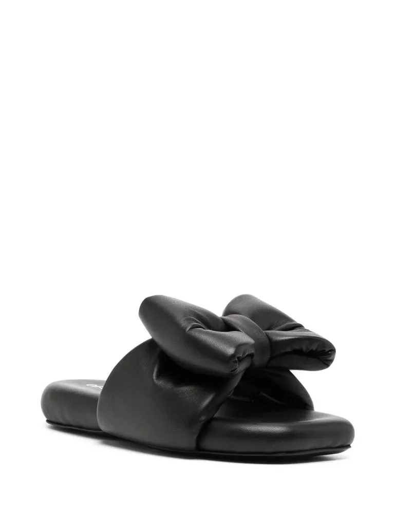 OFF-WHITE NAPPA LEATHER EXTRA PADDED BOW MULES