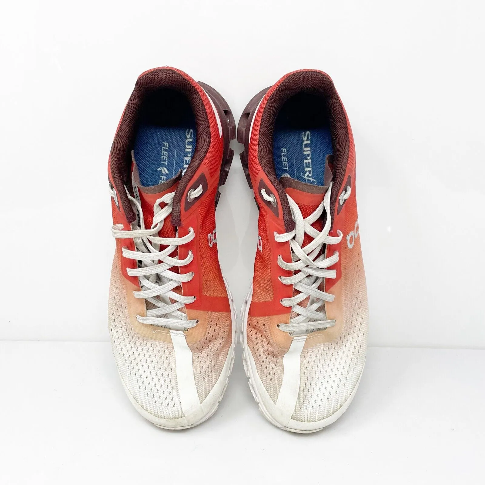 On Womens Cloudflow Orange Running Shoes Sneakers Size 6.5