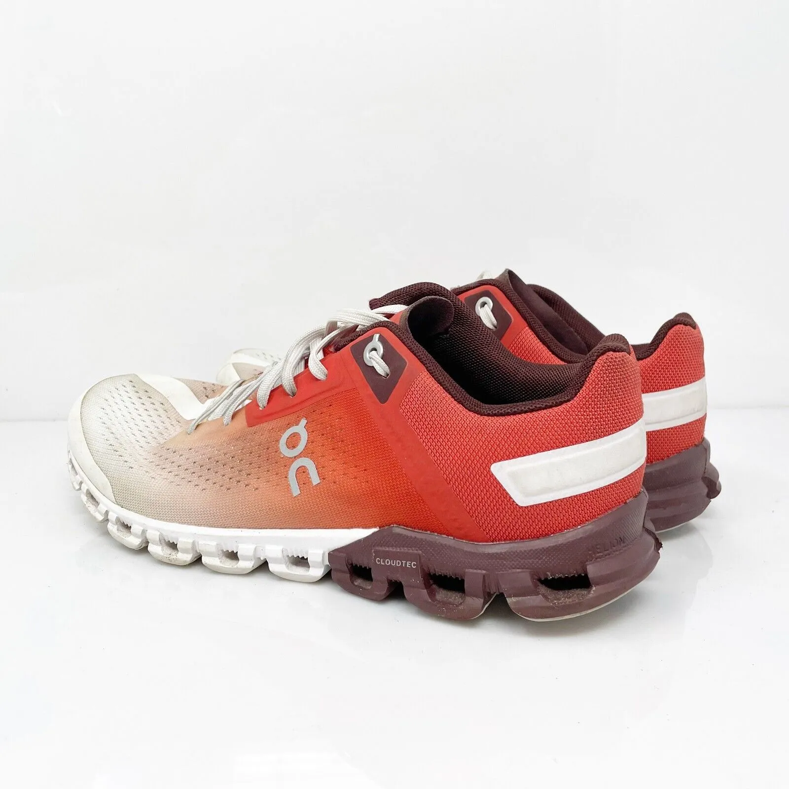 On Womens Cloudflow Orange Running Shoes Sneakers Size 6.5