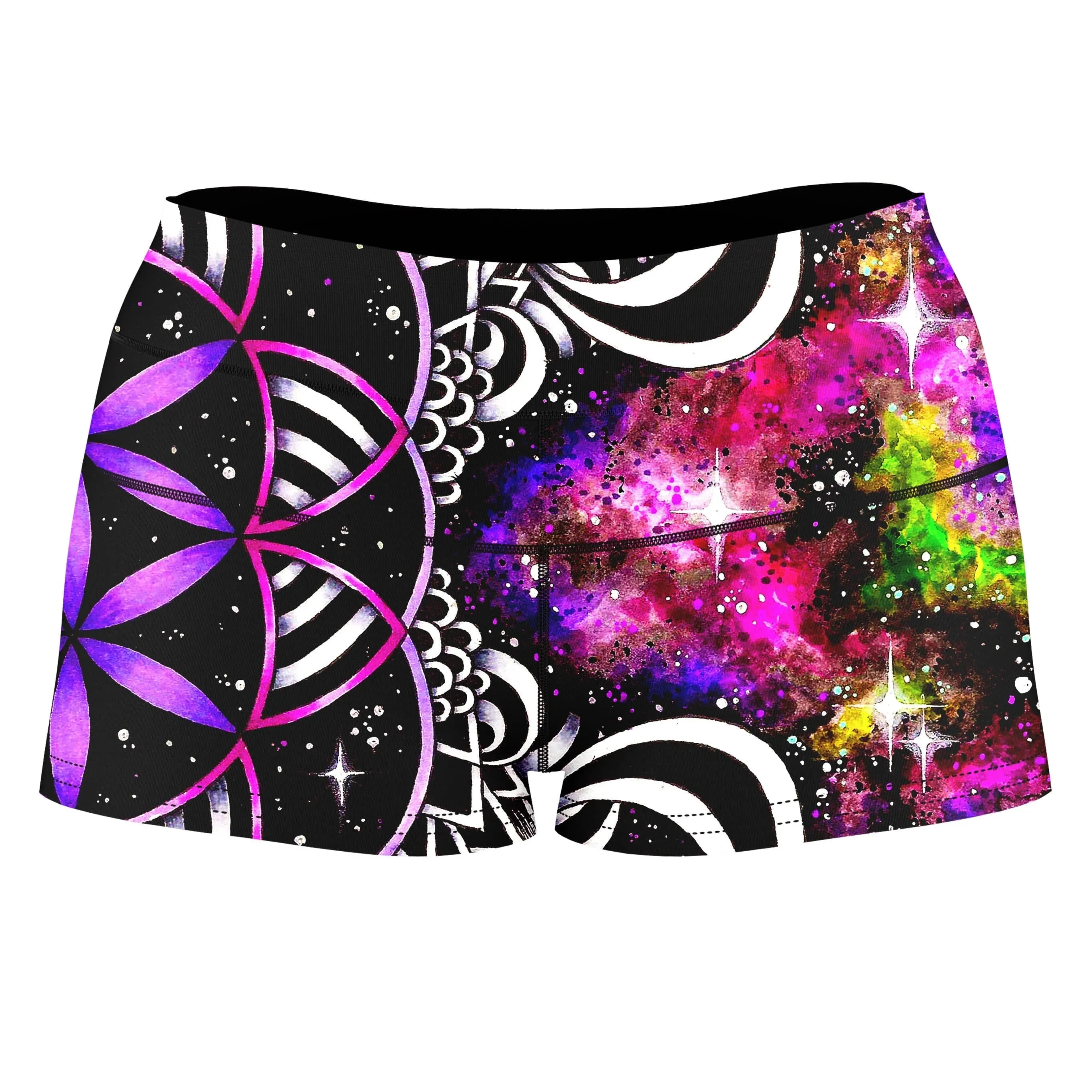 Oracle of Life High-Waisted Women's Shorts