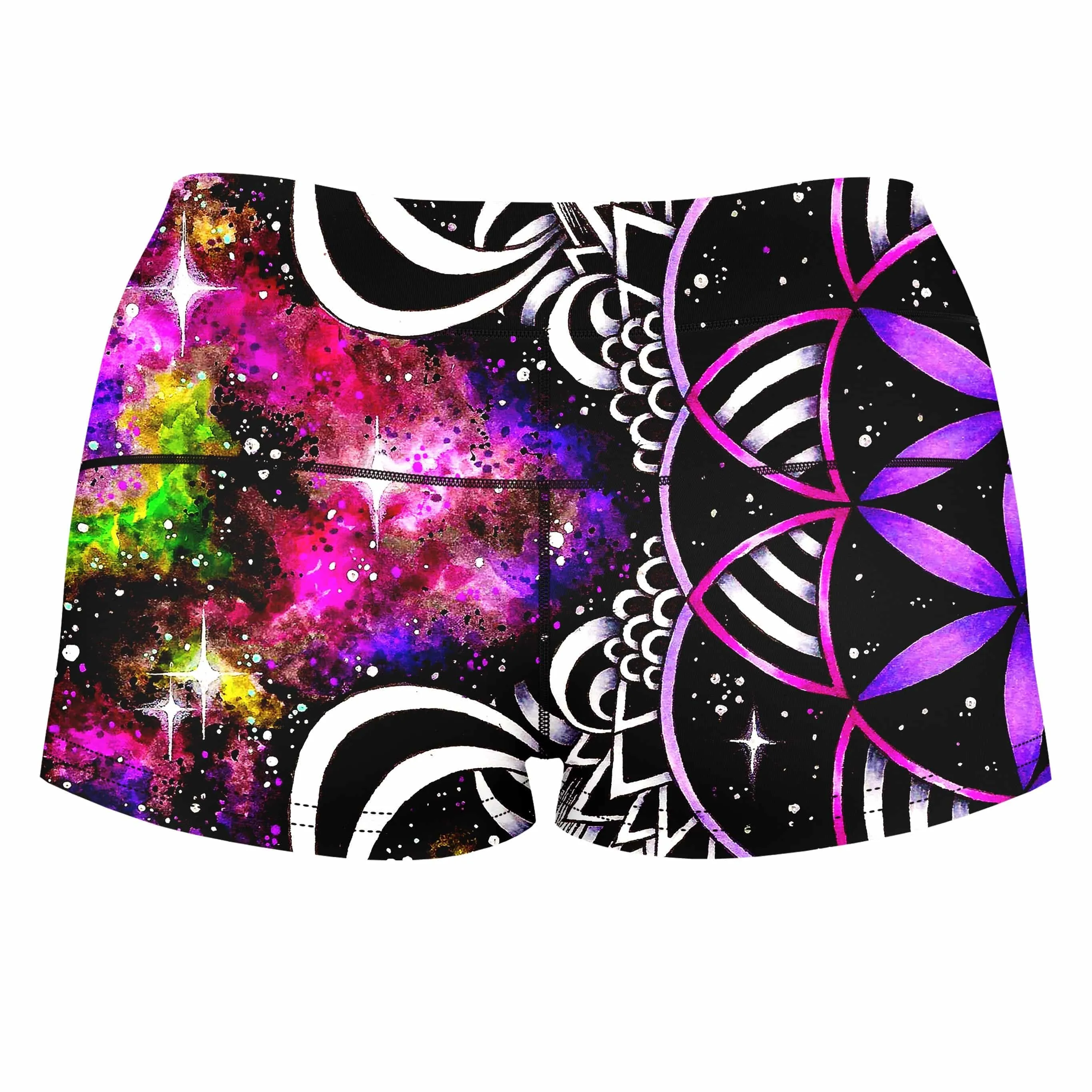 Oracle of Life High-Waisted Women's Shorts