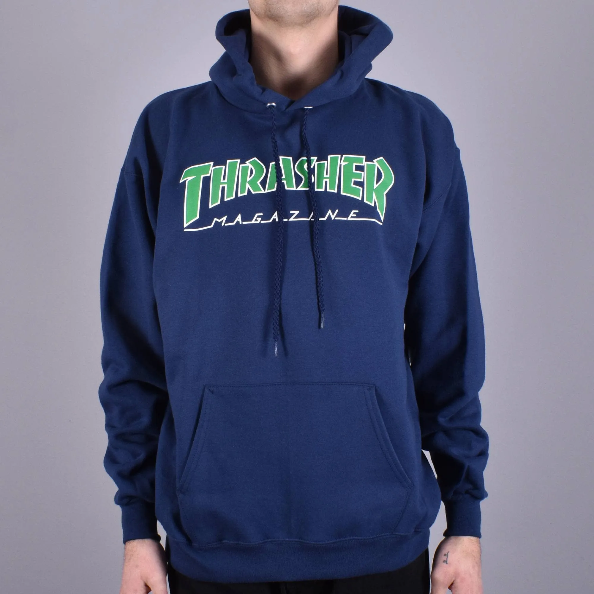 Navy Outlined Hood