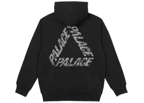 Palace P-3 Snake Applique Hood Black