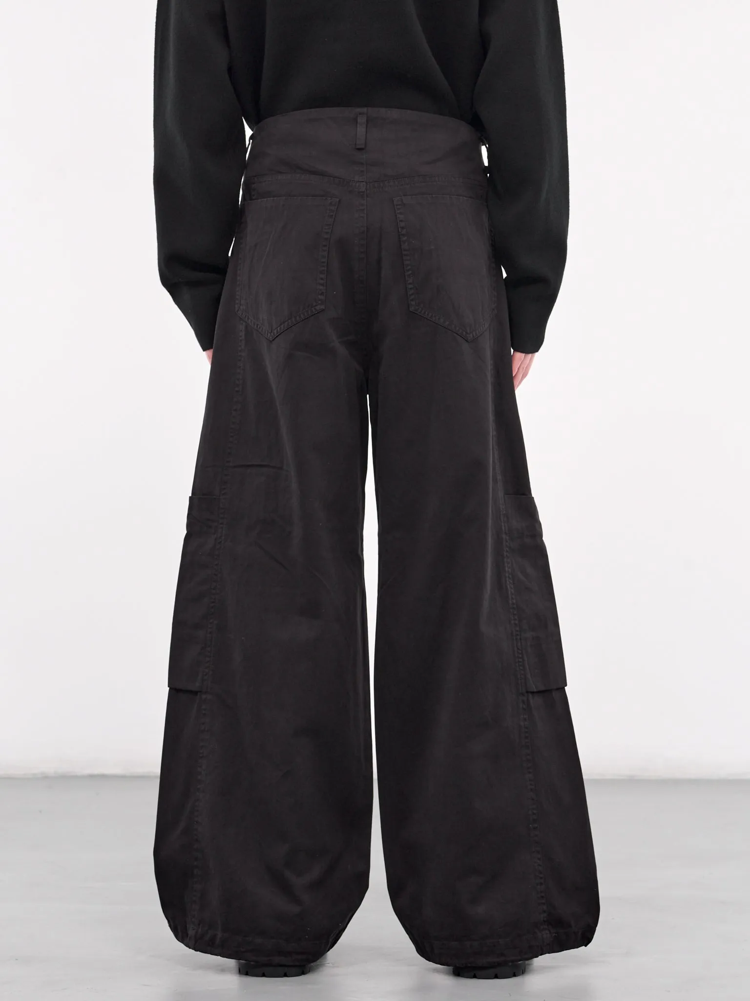 Paneled Bontan Trousers (TRS-107-03-BLACK)