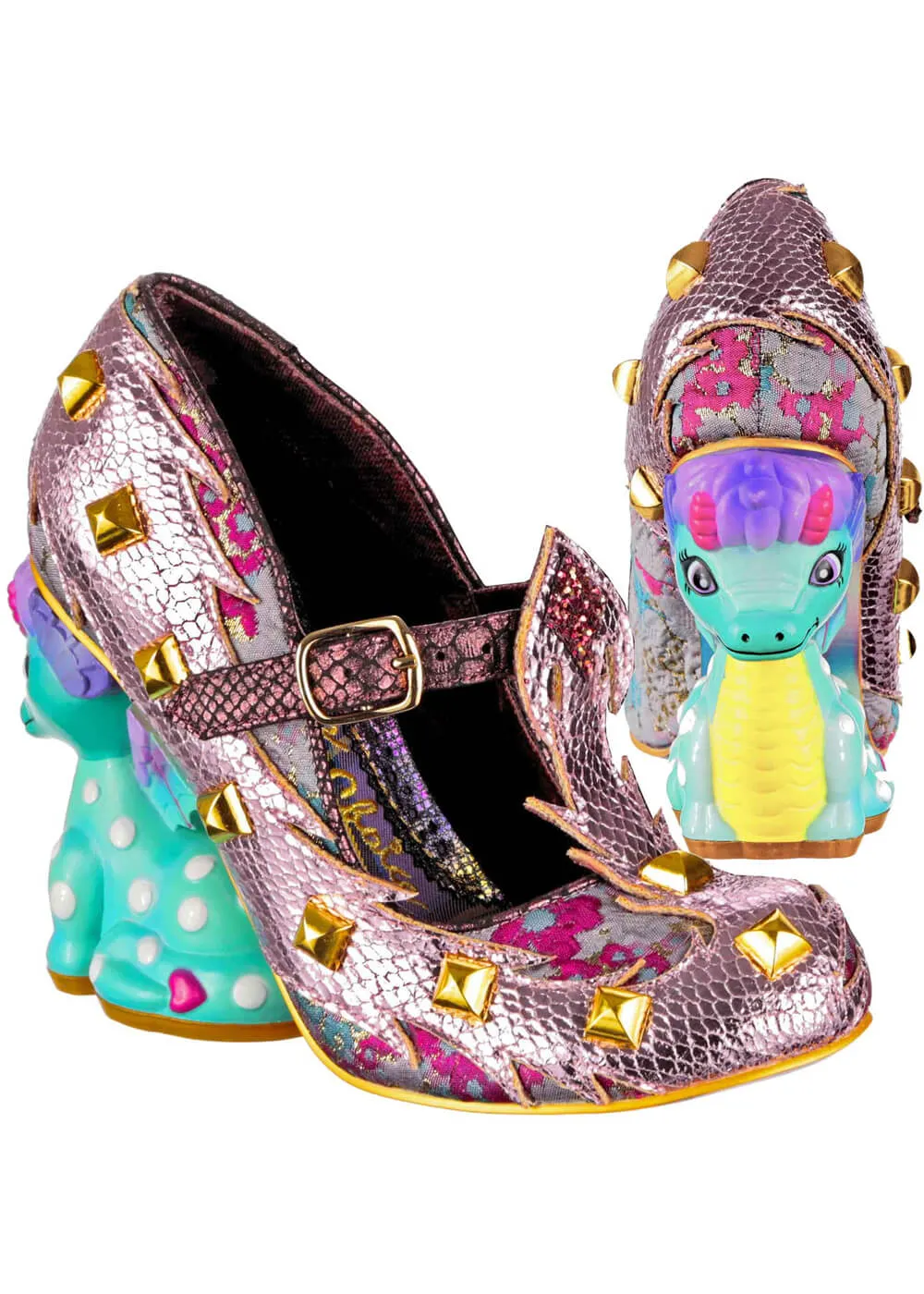 Pink Dragon Flail Tail Pumps by Irregular Choice