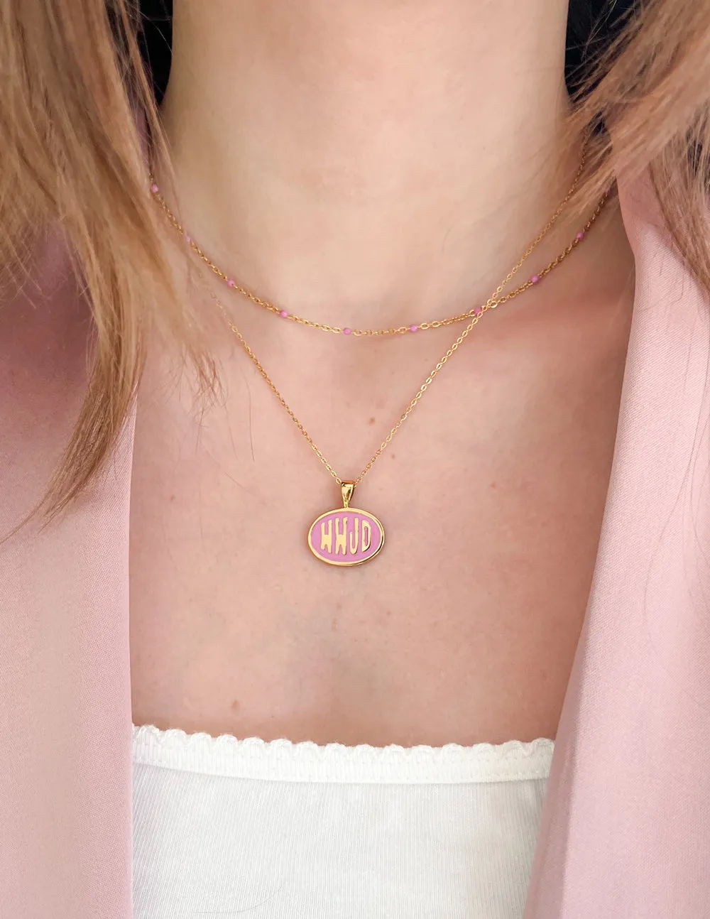 Pink WWJD Necklace Collection