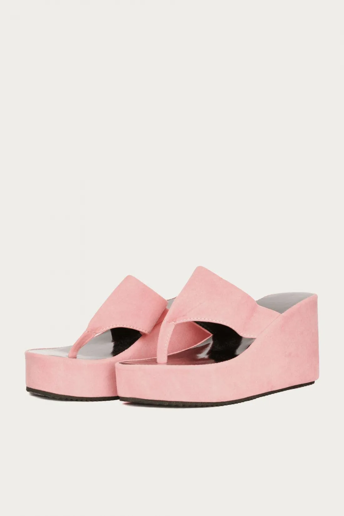 Pink Sandal Wedges