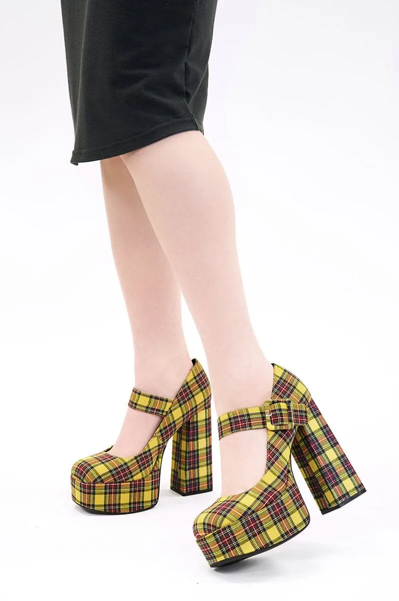 Plain Jane Platform Heels