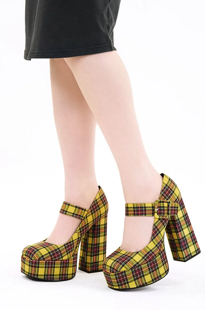 Plain Jane Platform Heels