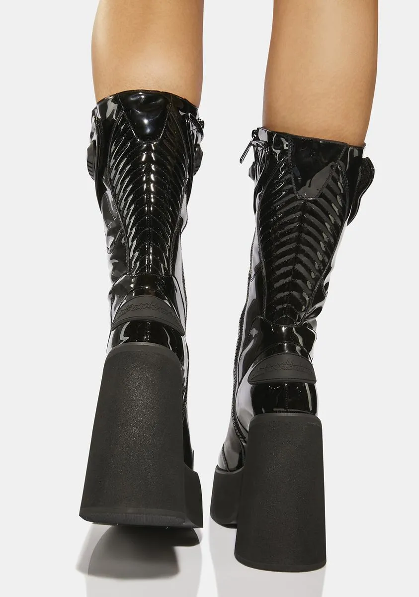 Plateau High-Top fashion boots