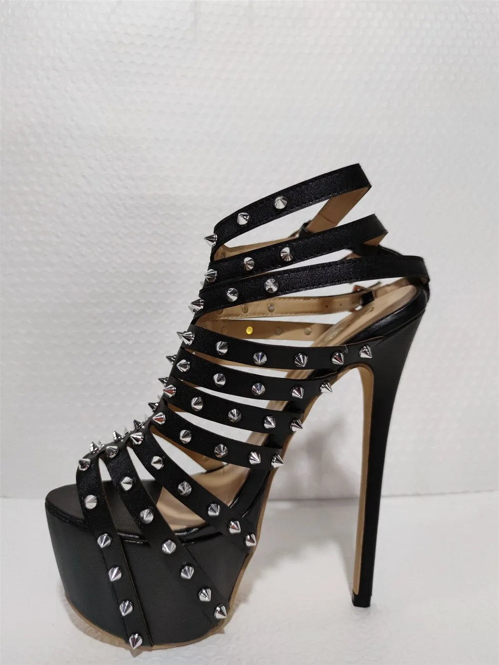 Platform Lace-Up High Heel Pumps for Women