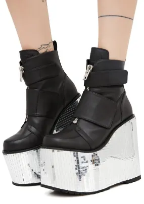 Platform Wedges- Diabolical Disco