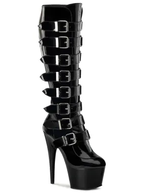 Knee-High Stiletto Platform Boots